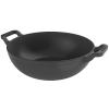 WCW- Cast Iron Kadai 24 CM with Glass Lid